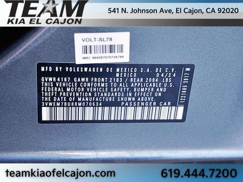 Used 2024 Volkswagen Jetta SE FWD image 30