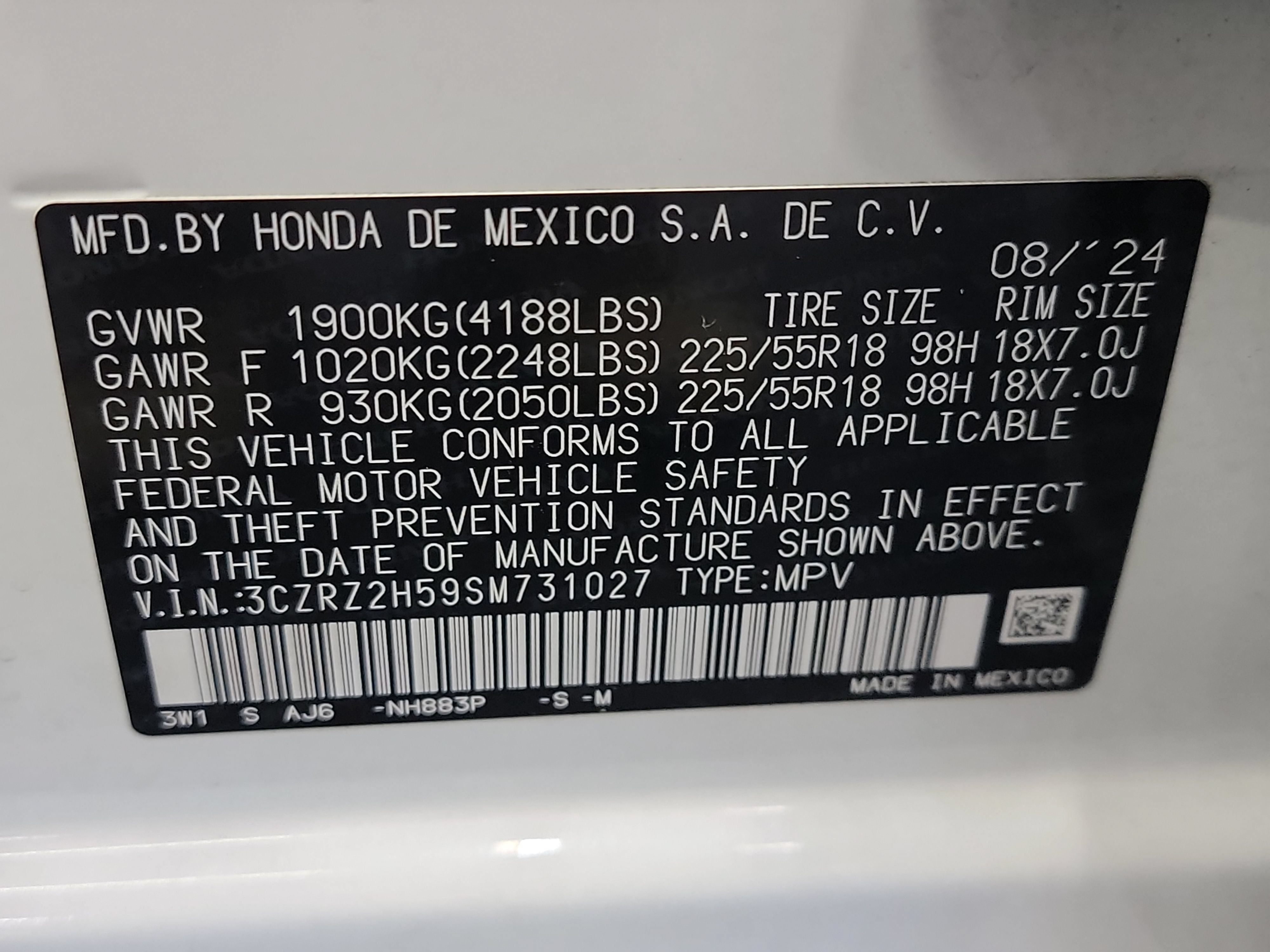 Used 2025 Honda HR-V Sport image 32
