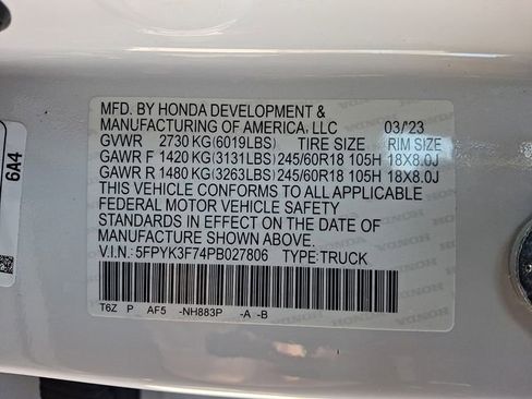 Used 2023 Honda Ridgeline RTL-E image 31