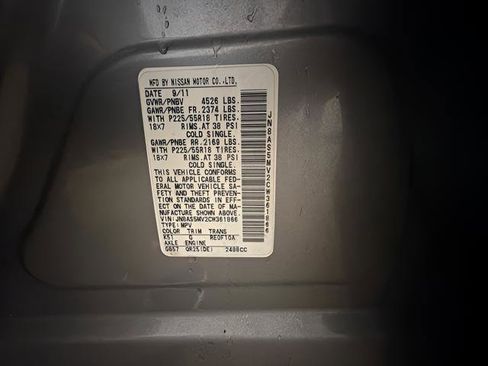 Used 2012 Nissan Rogue SL AWD/4WD image 24