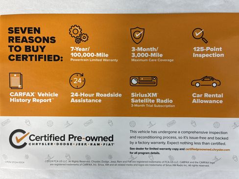 Certified 2025 Chrysler Pacifica Select w/ Uconnect Theater Family Group FWD image 3