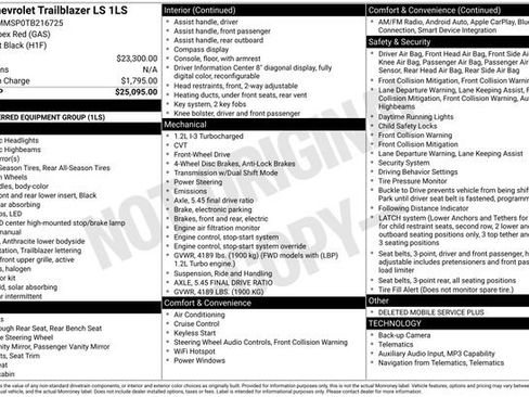New 2026 Chevrolet TrailBlazer LS FWD image 25
