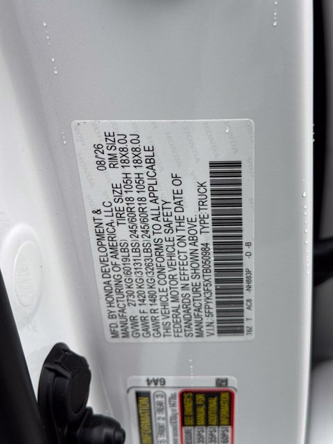 New 2026 Honda Ridgeline RTL image 25