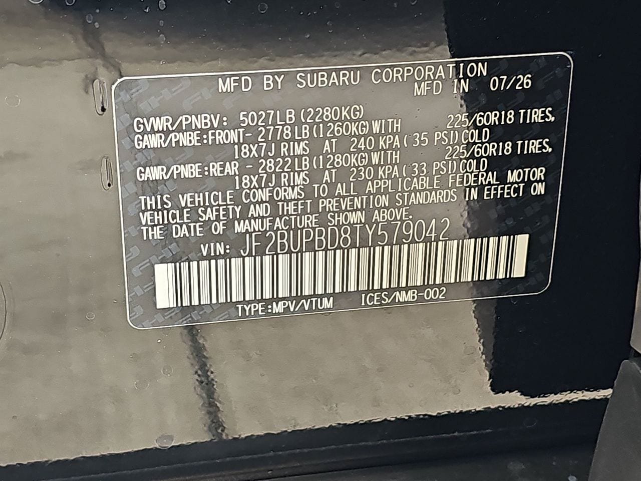 New 2026 Subaru Outback Premium AWD/4WD image 38