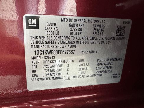 Used 2015 Chevrolet Silverado 2500 LTZ w/ Duramax Plus Package AWD/4WD image 25