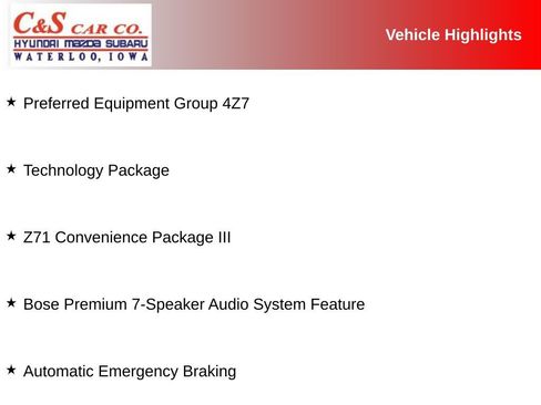 Used 2025 Chevrolet Colorado Z71 w/ Technology Package AWD/4WD image 2