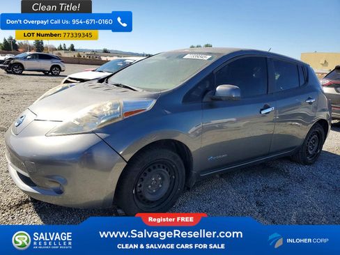 Used 2016 Nissan Leaf S w/ Charger Package FWD image 1