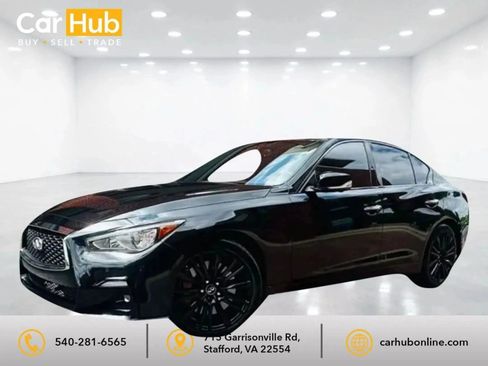Used 2021 INFINITI Q50 Red Sport 400 w/ Proactive Package AWD/4WD image 3