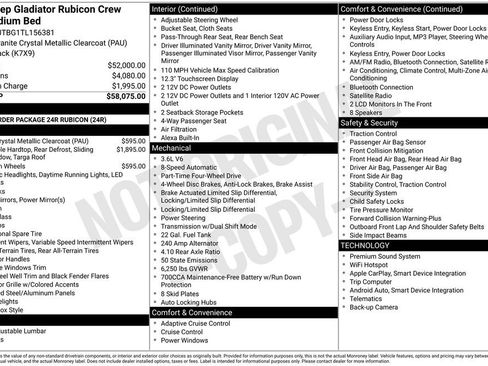 New 2026 Jeep Gladiator Rubicon image 15