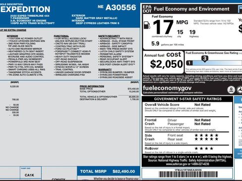 Used 2022 Ford Expedition Timberline AWD/4WD image 4