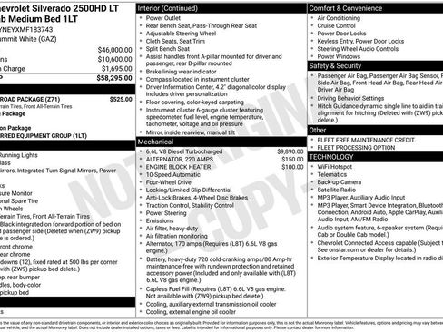 Used 2021 Chevrolet Silverado 2500 LT w/ Z71 Off-Road Package AWD/4WD image 9