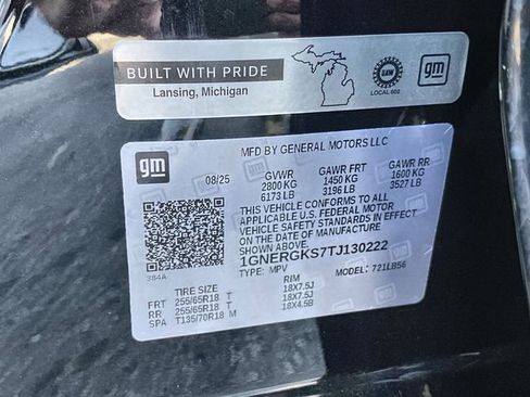 Certified 2026 Chevrolet Traverse LT w/ Driver Confidence Package image 25