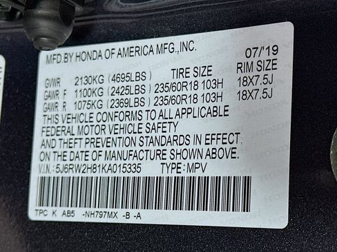 Used 2019 Honda CR-V EX-L image 32