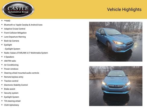 Used 2019 Subaru Impreza 2.0i w/ Eyesight image 4