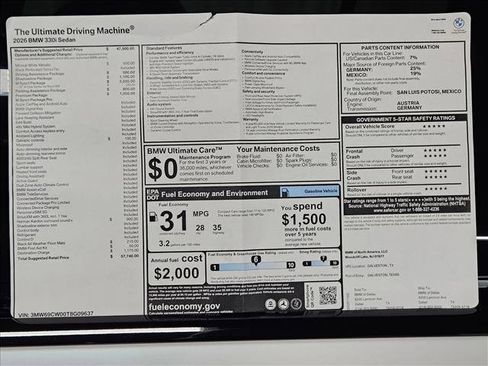 Used 2026 BMW 330i Sedan RWD image 17