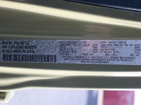 New 2026 Jeep Wrangler Sport image 39