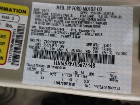 Used 2017 Lincoln Continental Reserve w/ Technology Package image 36