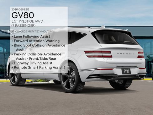 New 2026 Genesis GV80 3.5T Prestige AWD/4WD image 7