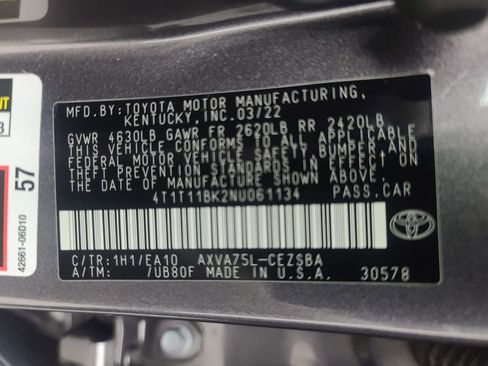 Used 2022 Toyota Camry SE w/ Cold Weather Package image 41