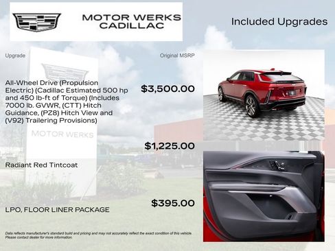 Certified 2024 Cadillac Lyriq Luxury w/ LPO, Floor Liner Package image 4