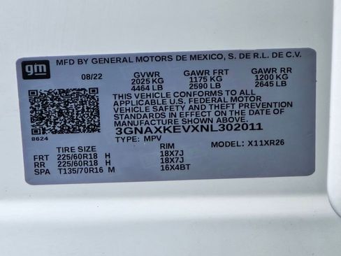 Certified 2022 Chevrolet Equinox LT image 30