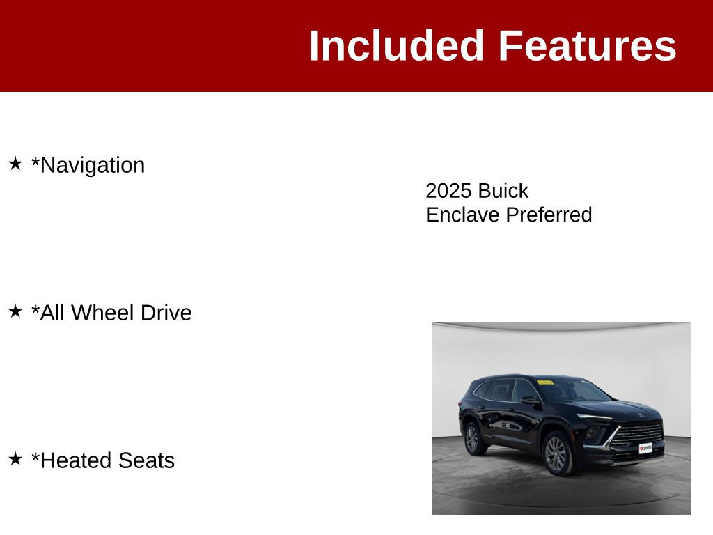 Used 2025 Buick Enclave Preferred AWD/4WD image 3