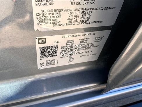Used 2022 Chevrolet Silverado 1500 Custom w/ LPO, Dark Essentials Package RWD image 35