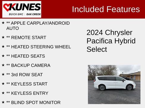 Used 2024 Chrysler Pacifica Select FWD image 2