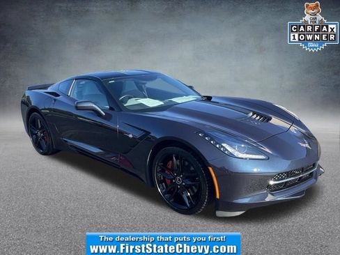 Used 2015 Chevrolet Corvette Stingray Coupe w/ 3LT Preferred Equipment Group RWD image 1