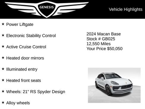 Used 2024 Porsche Macan AWD/4WD image 10