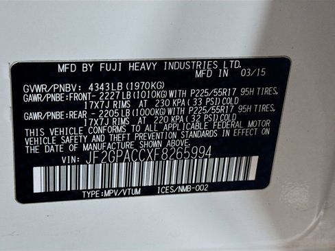 Used 2015 Subaru Crosstrek 2.0i Premium image 38