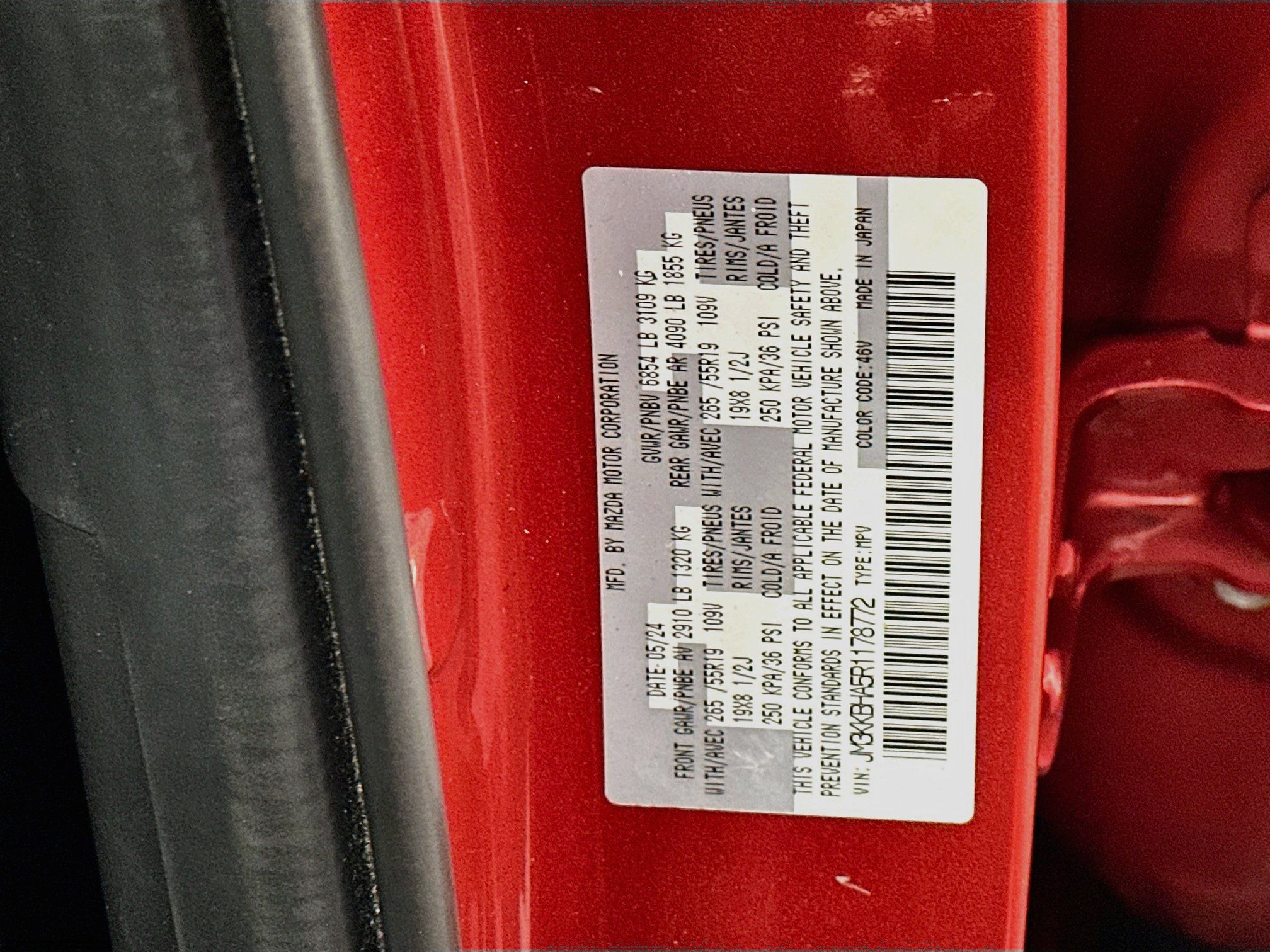 Used 2024 MAZDA CX-90 Plug-In Hybrid w/ Preferred AWD/4WD image 12