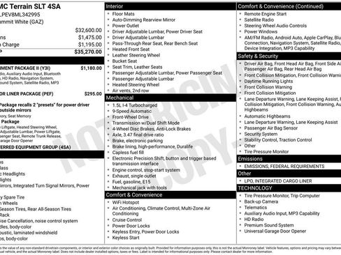 Used 2021 GMC Terrain SLT w/ Infotainment Package II image 7