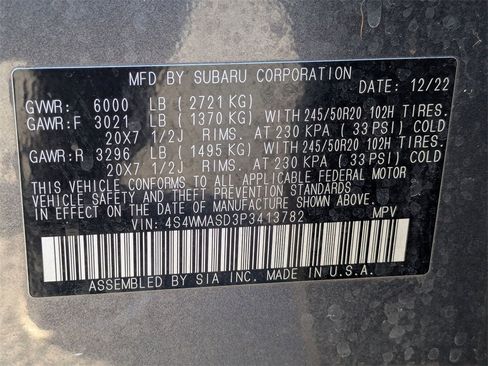 Used 2023 Subaru Ascent Limited image 22