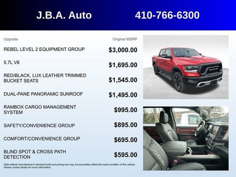 Used 2020 RAM 1500 Rebel w/ Rebel Level 2 Equipment Group image 5