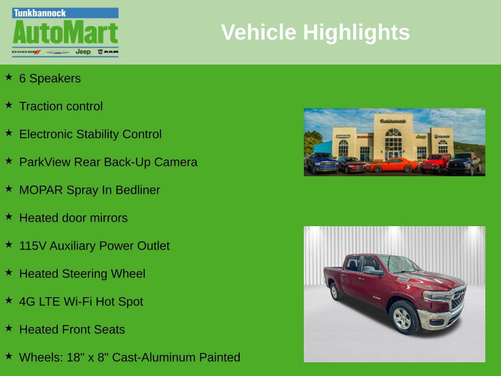 Used 2025 RAM 1500 Big Horn AWD/4WD image 6