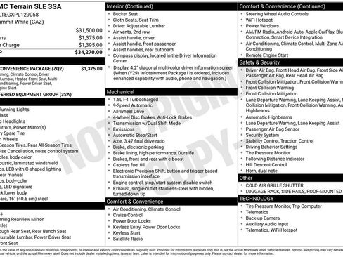 Used 2023 GMC Terrain SLE w/ Driver Convenience Package AWD/4WD image 4