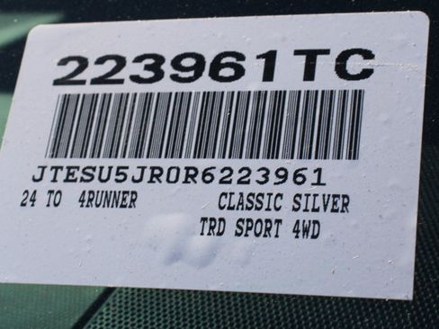 Certified 2024 Toyota 4Runner TRD Sport w/ Technology Package AWD/4WD image 30