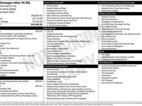 Used 2022 Volkswagen Atlas SEL image 38