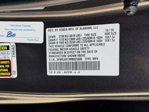 Used 2021 Honda Odyssey EX-L image 36