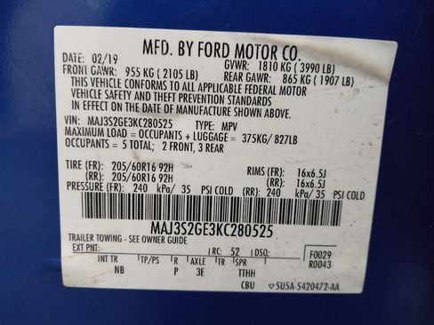 Used 2019 Ford EcoSport SE image 33