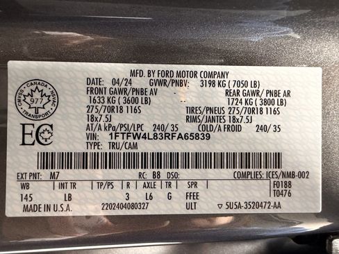 Used 2024 Ford F150 Tremor w/ Tow/Haul Package image 30