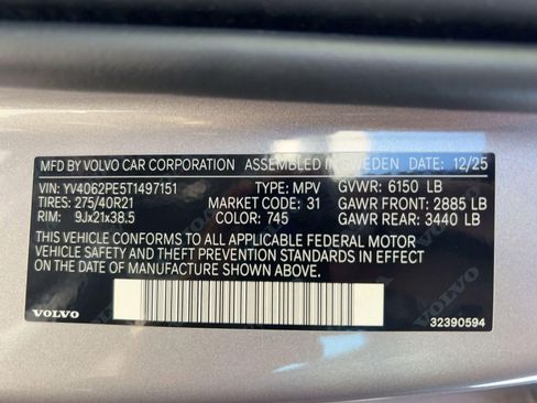 New 2026 Volvo XC90 B6 Plus w/ Protection Package Premier image 20