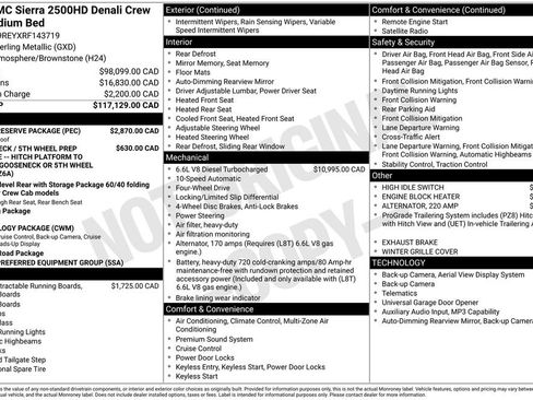 Used 2024 GMC Sierra 2500 Denali w/ Denali Reserve Package AWD/4WD image 4