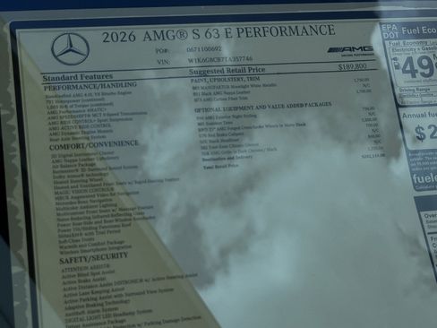 New 2026 Mercedes-Benz S 63 AMG S image 22