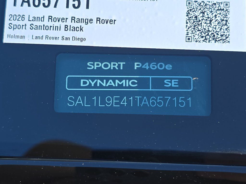 New 2026 Land Rover Range Rover Sport Dynamic SE AWD/4WD image 37