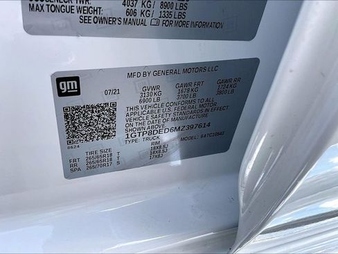 Used 2021 GMC Sierra 1500 SLT RWD image 19
