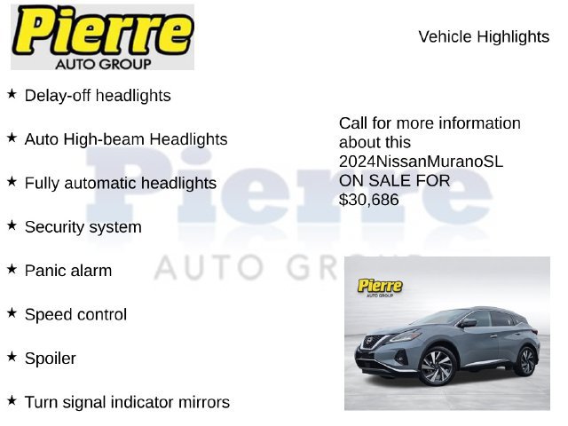Used 2024 Nissan Murano SL AWD/4WD image 22