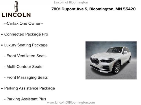 Used 2022 BMW X5 xDrive40i w/ Luxury Seating Package AWD/4WD image 5