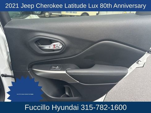 Used 2021 Jeep Cherokee Latitude Lux 80th Anniv w/ Quick Order Package 26U 80TH AWD/4WD image 27